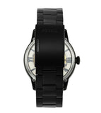 Fossil Townsman Automatic Skeleton Black Dial Black Steel Strap Watch for Men - ME3197 Buy Now By Fossil