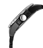 Fossil FB-01 Three-Hand Black Dial Black Ceramic Strap Watch for Women - CE1108 Buy Now By Fossil