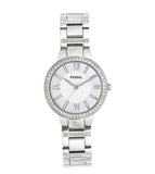Fossil Virginia Silver Dial Silver Steel Strap Watch for Women - ES3282 Buy Now By Fossil