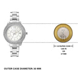 Fossil Stella Silver Dial Silver Steel Strap Watch for Women - ES3588 Buy Now By Fossil