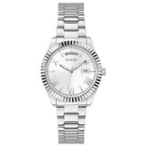 Guess Luna Silver Dial Silver Steel Strap Watch for Women - GW0308L1 Buy Now By Guess