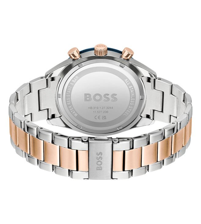 Hugo Boss Santiago Blue Dial Two Tone Steel Strap Watch for Men - 1513937 Buy Now By Hugo Boss