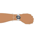 Fossil Everett Automatic Skeleton Blue Dial Silver Steel Strap Watch for Men - ME3220 Buy Now By Fossil