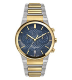 Salvatore Ferragamo Sapphire Chrono Blue Dial Two Tone Steel Strap Watch for Men - SFME00521 Buy Now By Salvatore Ferragamo