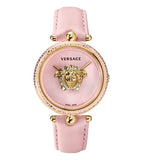 Versace Palazzo Empire Pink Dial Pink Leather Strap Watch for Women - VCO030017 Buy Now By Versace