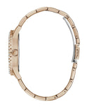 Guess Glitter Diamonds Pink Dial Rose Gold Steel Strap Watch for Women - GW0405L3 Buy Now By Guess