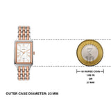 Fossil Raquel Three Hand White Dial Two Tone Steel Strap Watch For Women - ES5222 Buy Now By Fossil