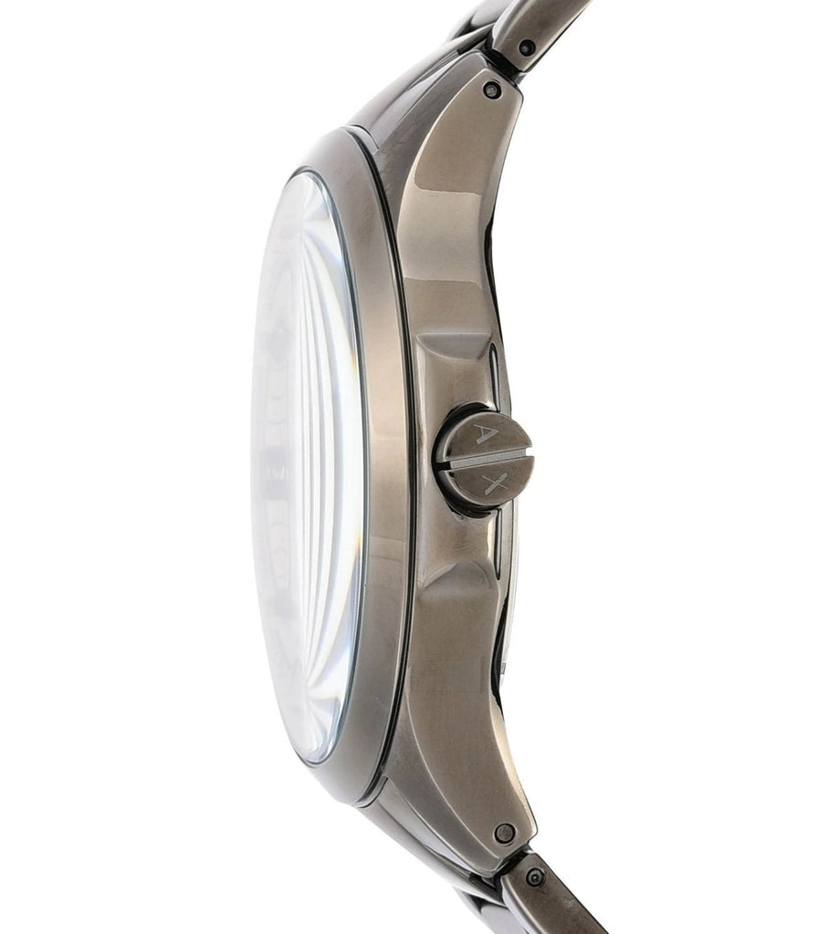 Armani Exchange Hampton Chronograph Grey Dial Grey Steel Strap Watch For Men - AX2194 Buy Now By Armani Exchange