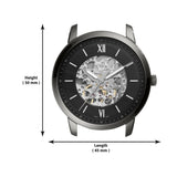 Fossil Neutra Automatic Skeleton Black Dial Grey Mesh Strap Watch for Men - ME3185 Buy Now By Fossil
