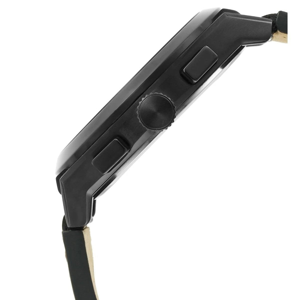 Fossil Everett Chronograph Black Dial Brown Leather Strap Watch for Men - FS5798 Buy Now By Fossil