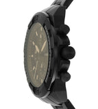 Fossil Bronson Chronograph Black Dial Black Steel Strap Watch for Men - FS5851 Buy Now By Fossil