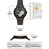 Armani Exchange Cayde Chronograph Black Dial Black Steel Strap Watch for Men - AX2748 Buy Now By Armani Exchange