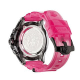 Versace Icon Active Chronograph Quartz Black Dial Pink Rubber Strap Watch For Men - VEZ700221 Buy Now By Versace