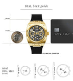 Guess Prodigy Black Dial Black Silicone Strap Watch For Men - GW0569G2 Buy Now By Guess