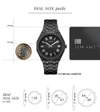 Guess Asset Quartz Black Dial Black Steel Strap Watch For Men - GW0575G3 Buy Now By Guess