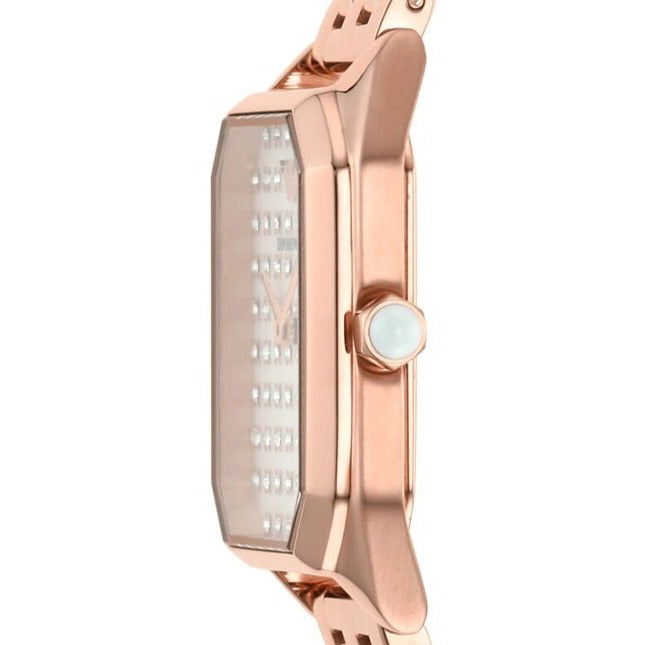 Emporio Armani Gioia Quartz Mother of Pearl Dial Rose Gold Steel Strap Watch For Women - AR11389 Buy Now By Emporio Armani