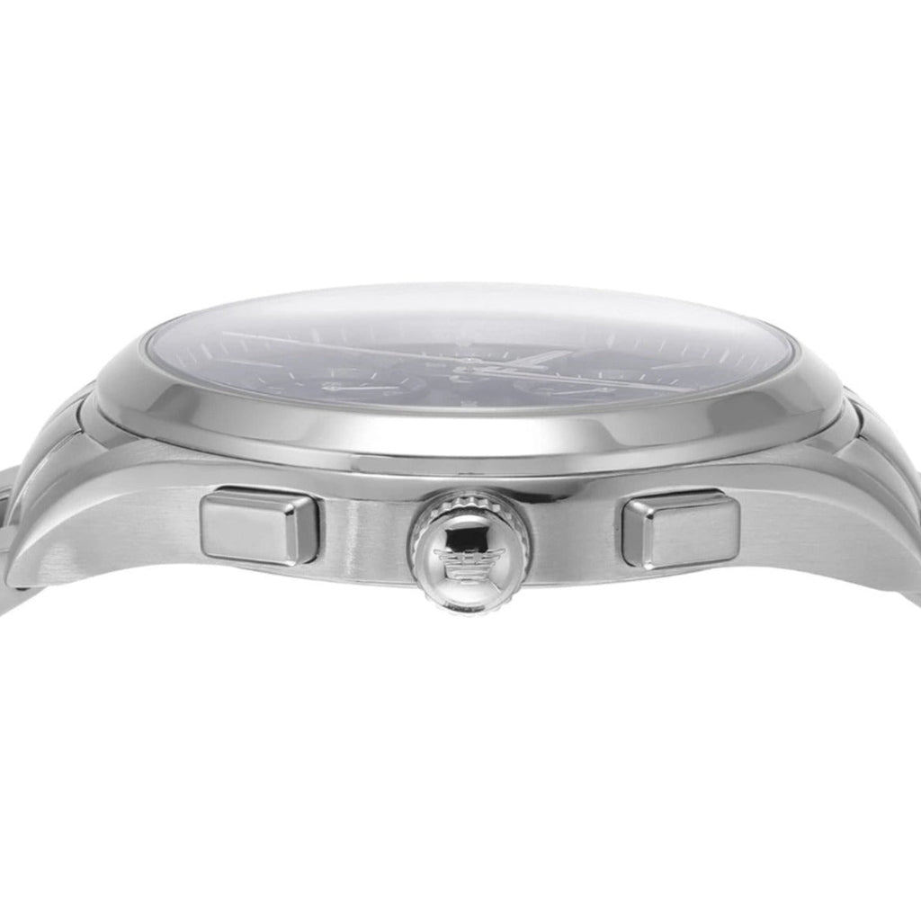 Emporio Armani Chronograph Blue Dial Silver Steel Strap Watch For Men - AR11528 Buy Now By Emporio Armani