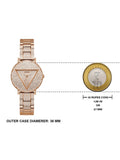 Guess Trend Diamonds Rose Gold Dial Rose Gold Steel Strap Watch for Women - GW0512L3 Buy Now By Guess