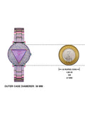 Guess Trend Diamonds Purple Dial Purple Steel Strap Watch for Women - GW0512L4 Buy Now By Guess