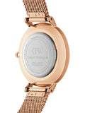 Daniel Wellington Petite Melrose Pink Dial Rose Gold Mesh Strap Watch For Women - DW00100368 Buy Now By Daniel Wellington