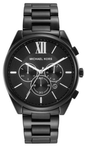 Michael Kors Langford Chronograph Black Dial Black Steel Strap Watch For Men - MK8993 Buy Now By Michael Kors