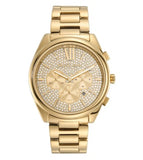 Michael Kors Janelle Chronograph Gold Dial Gold Steel Strap Watch For Men - MK8995 Buy Now By Michael Kors
