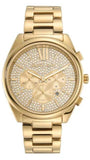 Michael Kors Janelle Chronograph Gold Dial Gold Steel Strap Watch For Men - MK8995 Buy Now By Michael Kors