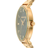 Michael Kors Pyper Three-Hand Black Dial Gold Steel Strap Watch For Women - MK4593 Buy Now By Michael Kors