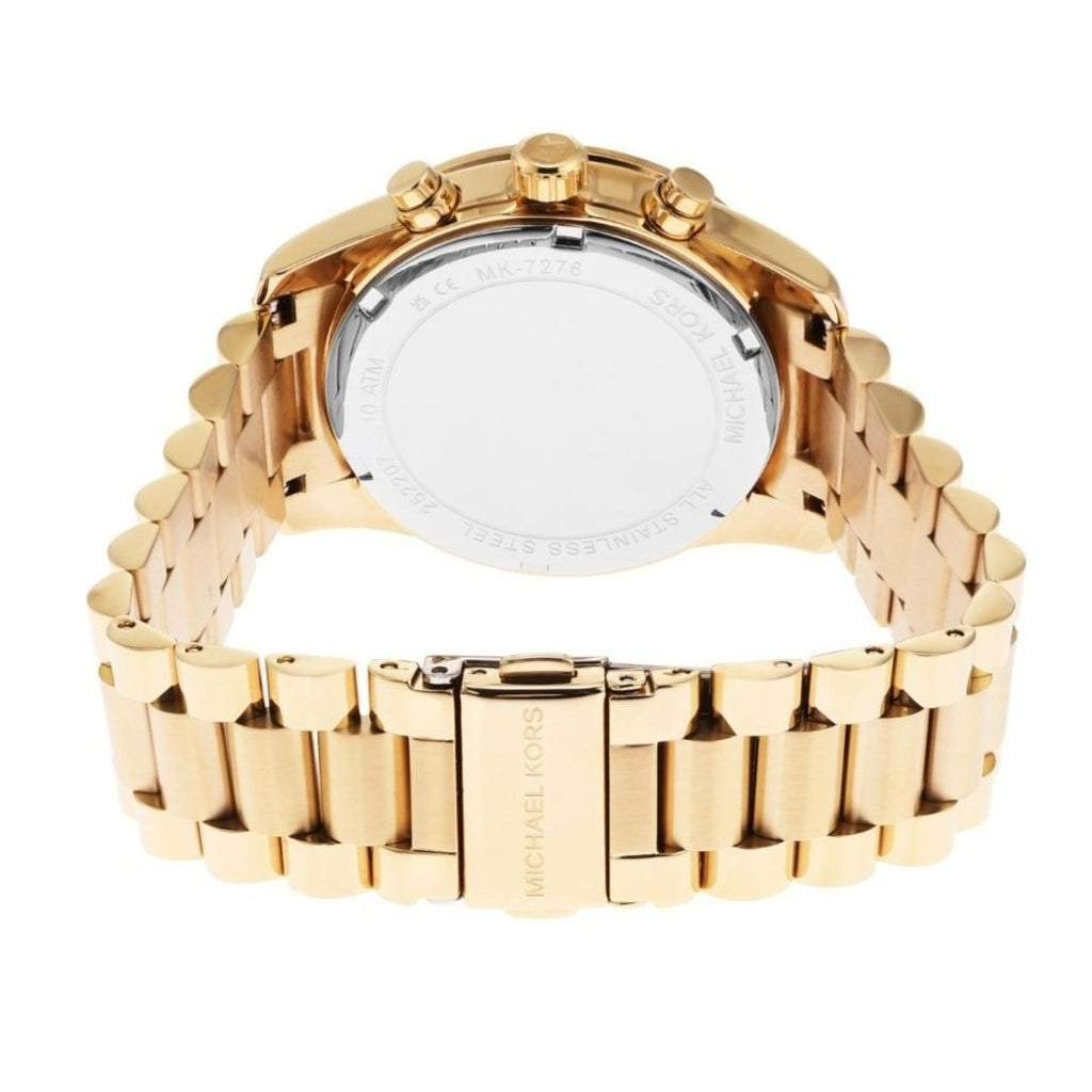 Michael Kors Lexington Chronograph Brown Dial Gold Steel Strap Watch For Women - MK7276 Buy Now By Michael Kors