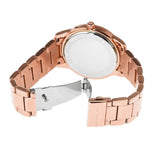 Michael Kors Tibby Chronograph White Dial Rose Gold Steel Strap Watch For Men - MK7293 Buy Now By Michael Kors