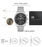 Hugo Boss Gregor Chronograph Black Dial Silver Steel Strap Watch For Men - 1514082 Buy Now By Hugo Boss