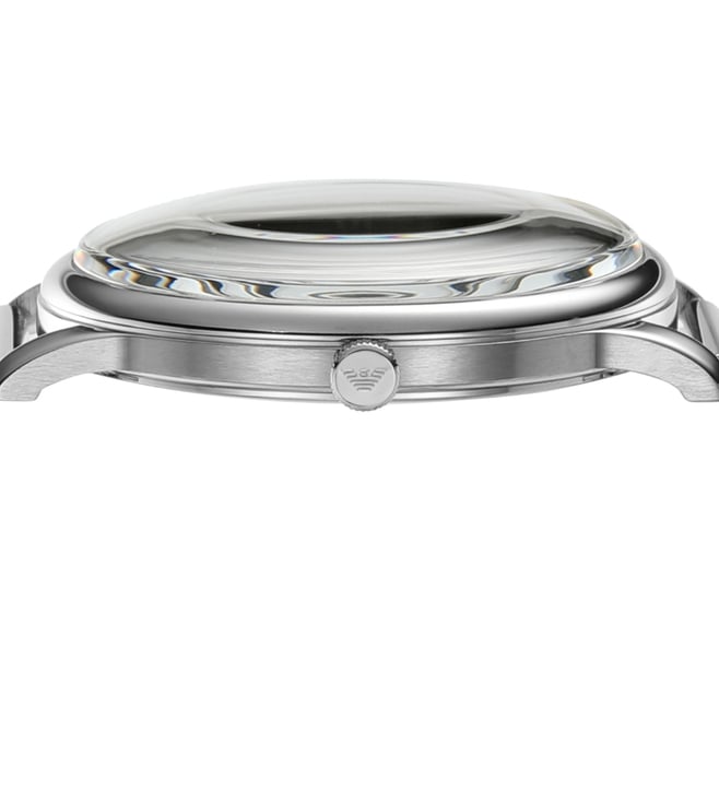 Emporio Armani Minimalist Quartz Blue Dial Silver Steel Strap Watch For Men - AR11571 Buy Now By Emporio Armani