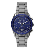 Michael Kors Accelerator Chronograph Blue Dial Grey Steel Strap Watch For Men - MK9111 Buy Now By Michael Kors