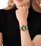 Michael Kors Parker Green Dial Green Leather Strap Watch For Women - MK4724 Buy Now By Michael Kors
