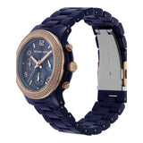 Michael Kors Runway Chronograph Blue Dial Blue Steel Strap Watch for Women - MK7423 Buy Now By Michael Kors