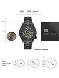Guess Axel Multifunction Black Dial Black Steel Strap Watch For Men - GW0488G3 Buy Now By Guess