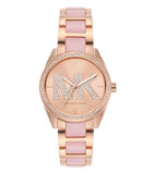 Michael Kors Janelle Analog Rose Gold Dial Two Tone Steel Strap Watch For Women - MK4731 Buy Now By Michael Kors