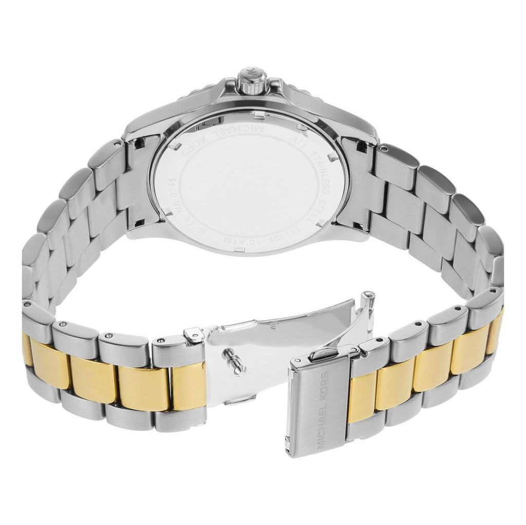 Michael Kors Everest Three Hand Silver Dial Two Tone Steel Strap Watch For Men - MK9141 Buy Now By Michael Kors