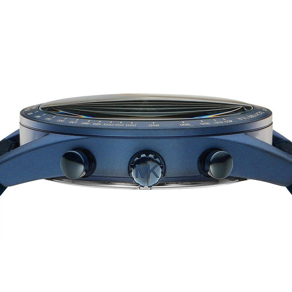 Michael Kors Accelerator Chronograph Blue Dial Blue Nylon Strap Watch for Men - MK9142 Buy Now By Michael Kors