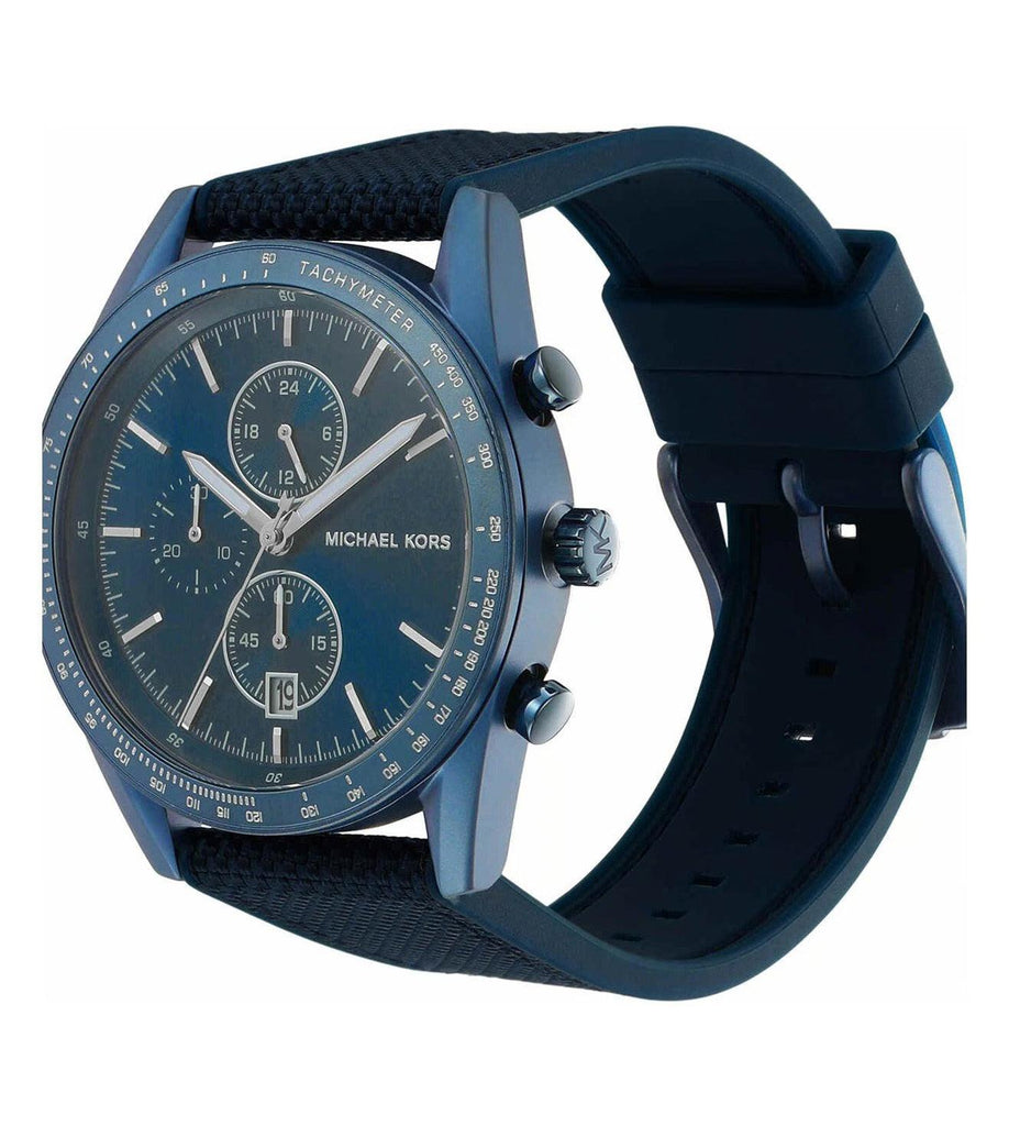 Michael Kors Accelerator Chronograph Blue Dial Blue Nylon Strap Watch for Men - MK9142 Buy Now By Michael Kors