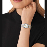 Michael Kors Lexington Analog Silver Dial Two Tone Steel Strap Watch for Women - MK4740 Buy Now By Michael Kors