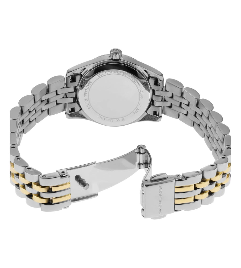Michael Kors Lexington Analog Silver Dial Two Tone Steel Strap Watch for Women - MK4740 Buy Now By Michael Kors