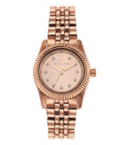 Michael Kors Lexington Three Hand Rose Gold Dial Rose Gold Steel Strap Watch For Women - MK4739 Buy Now By Michael Kors