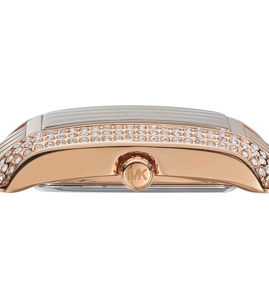 Michael Kors Emery Three-Hand White Dial Rose Gold Steel Strap Watch for Women - MK4743 Buy Now By Michael Kors