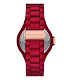 Michael Kors Lennox Analog Crystals Red Dial Red Steel Strap Watch for Women - MK7455 Buy Now By Michael Kors