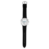 Fossil Neutra Chronograph White Dial Black Leather Strap Watch for Men - FS6023 Buy Now By Fossil