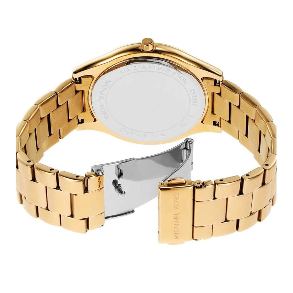 Michael Kors Runway Gold Dial Gold Steel Strap Watch For Women - MK4732 Buy Now By Michael Kors
