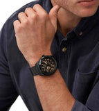 Fossil Bronson Automatic Skeleton Black Dial Black Steel Strap Watch for Men - ME3256 Buy Now By Fossil