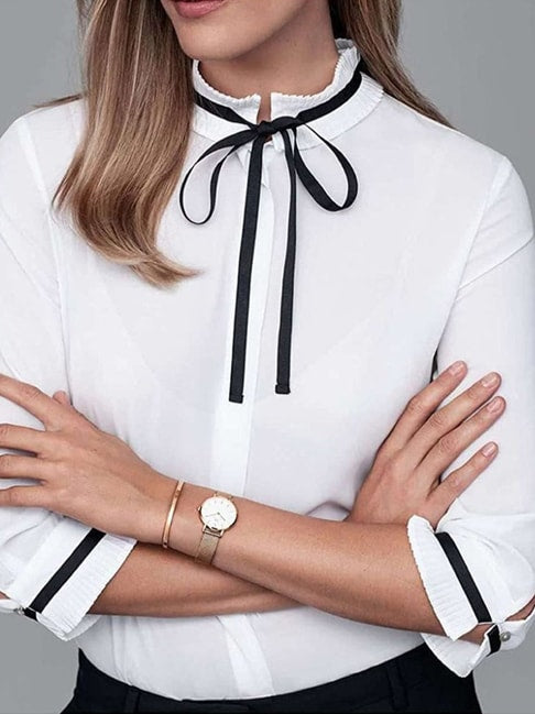 Daniel Wellington Classic Petite White Dial Rose Gold Mesh Bracelet Watch For Women - DW00100219 Buy Now By Daniel Wellington