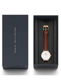 Daniel Wellington Classic Petite St Mawes White Dial Brown Leather Strap Watch For Women - DW00100231 Buy Now By Daniel Wellington